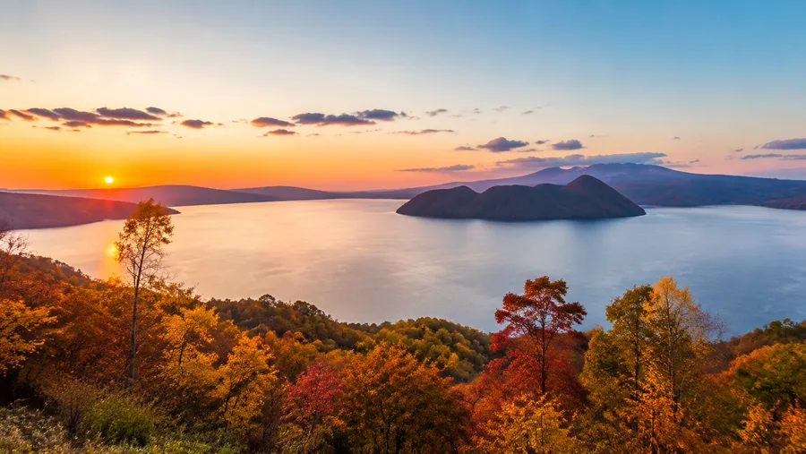 Mejor momento para visitar el lago Toya